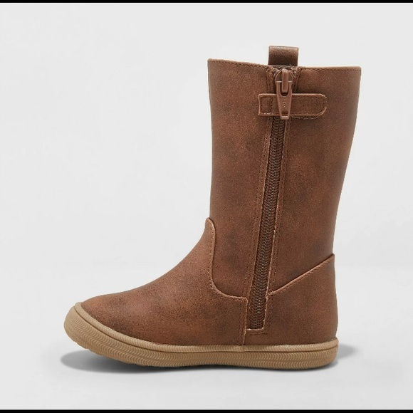 Cat & Jack Shoes Cat Jack Toddler Girls Tall Fashion Boots Brown